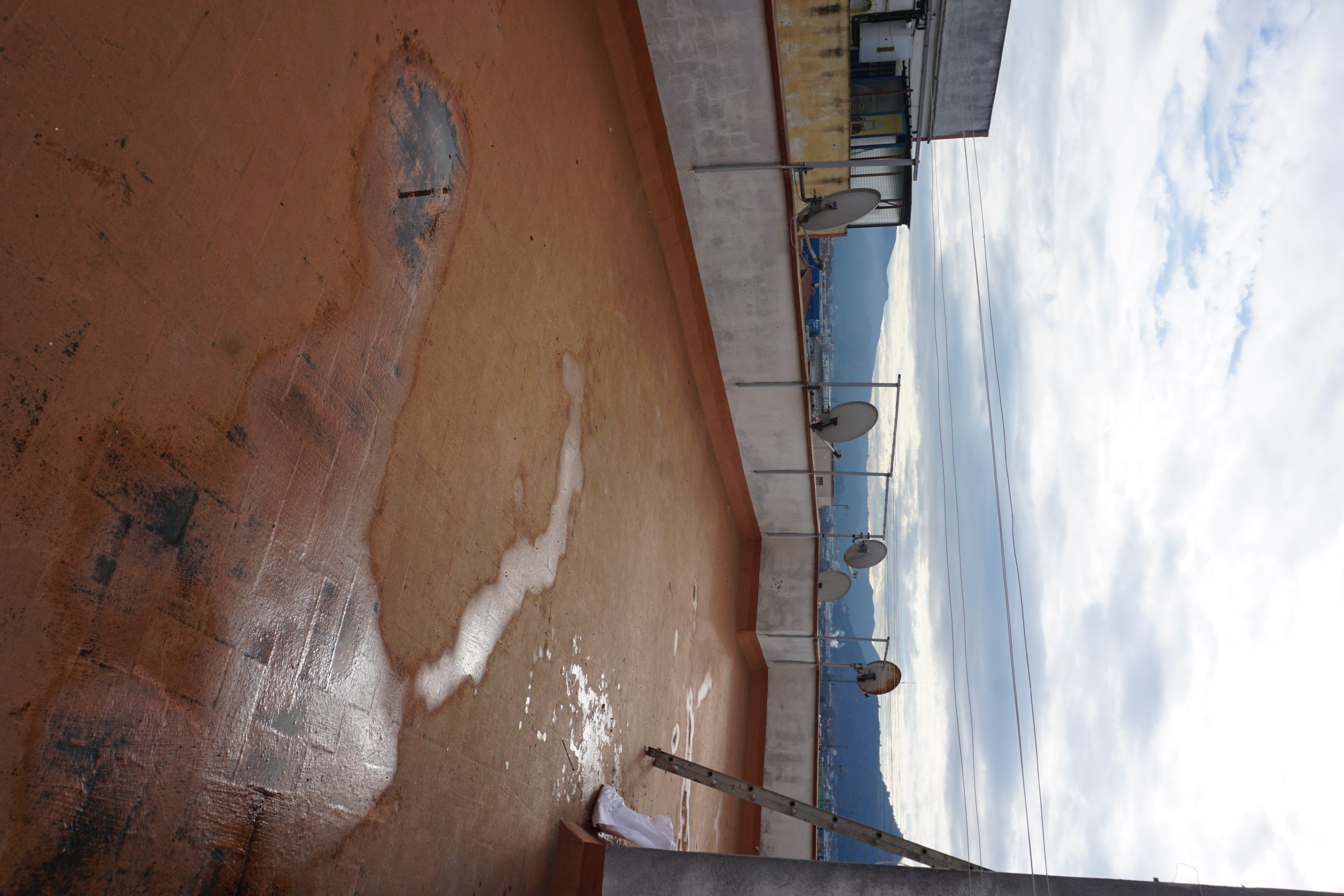 Detall dels treballs de façana