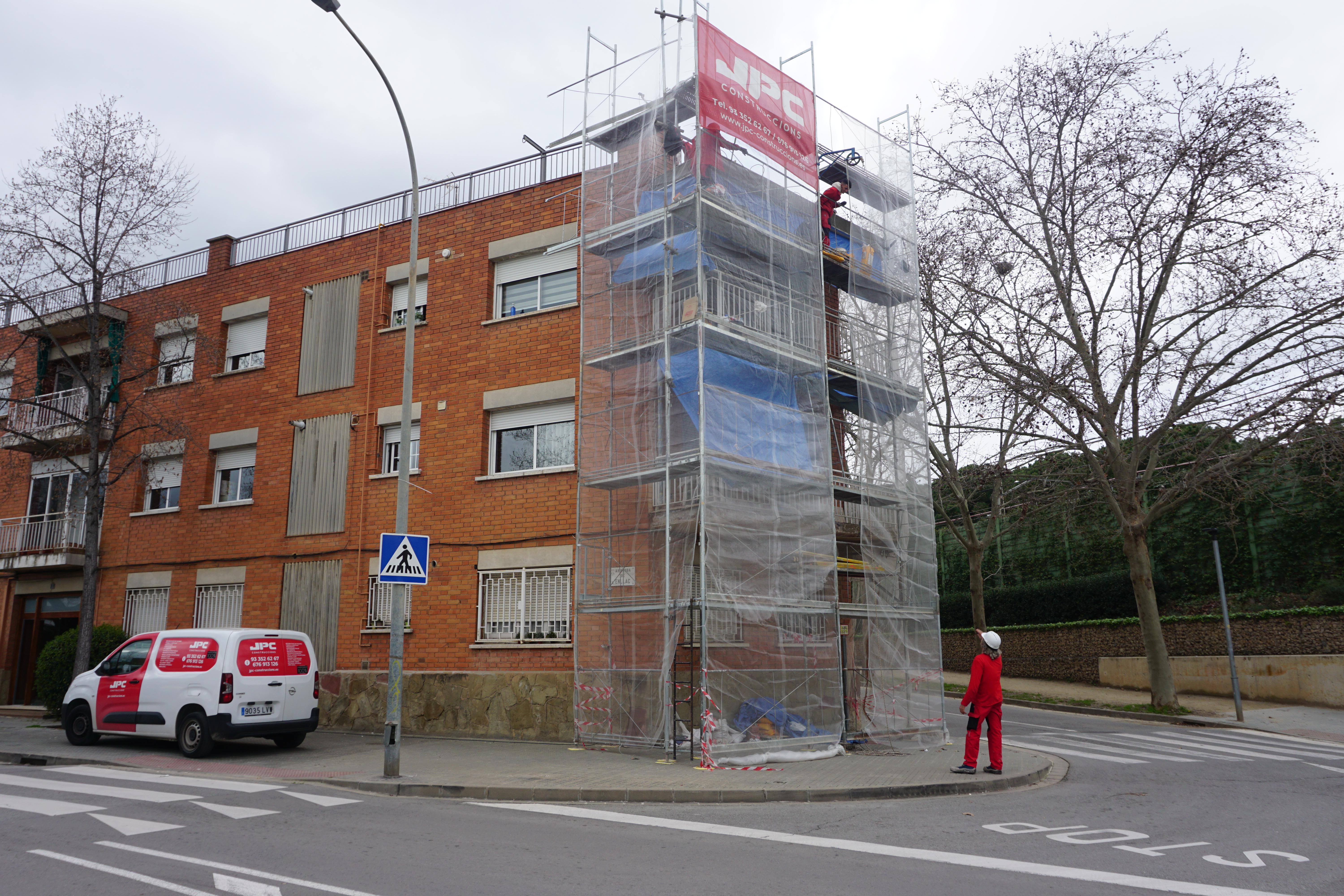 Façana en rehabilitació
