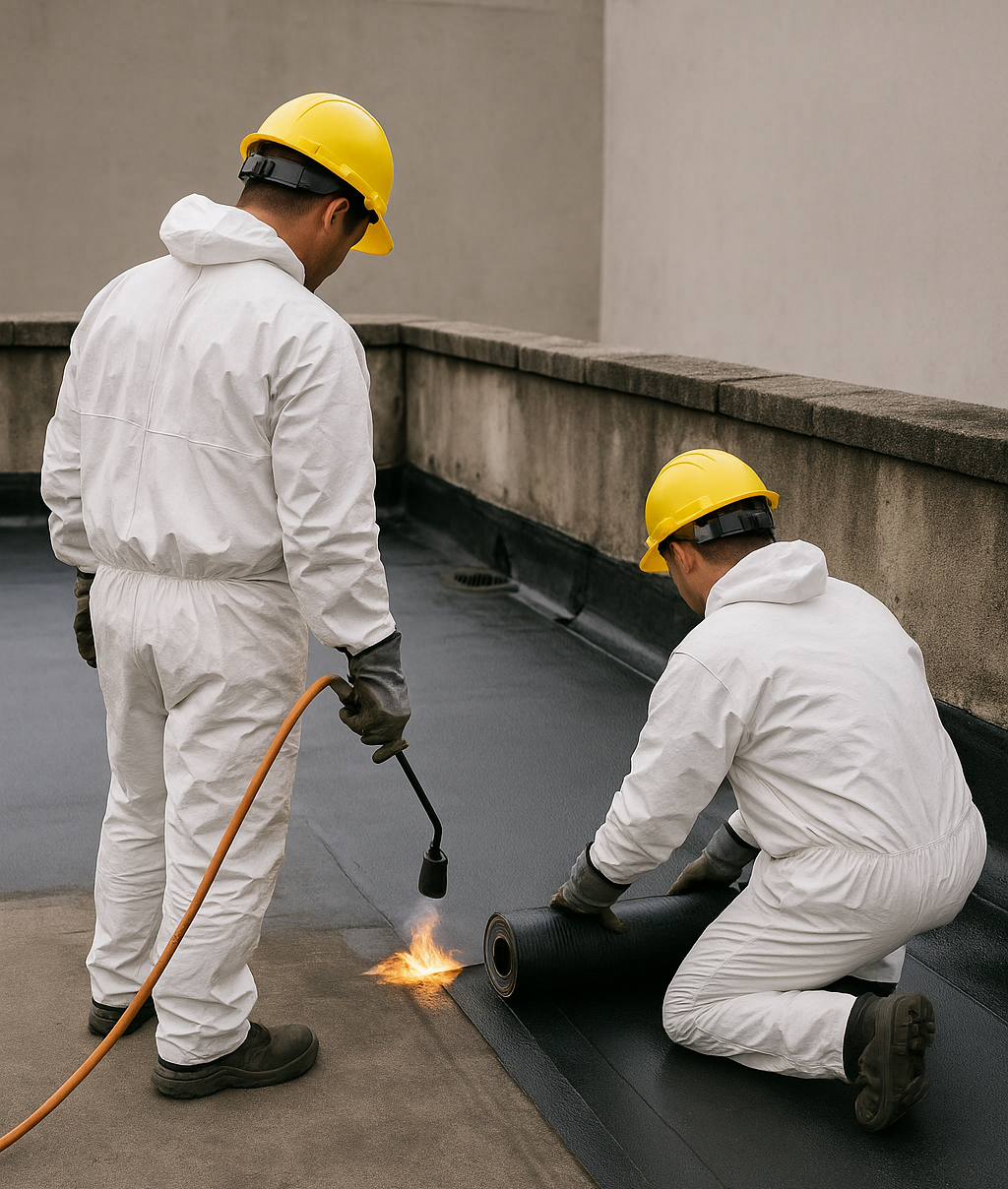 Impermeabilització de coberta amb làmina
